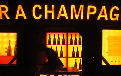 Le bar à Champagne